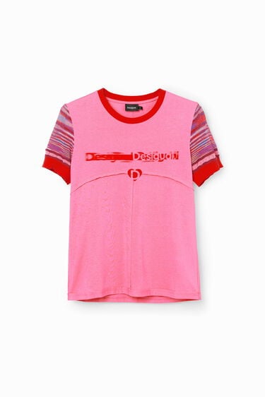ロゴ&ステッチ Tシャツ | Desigual