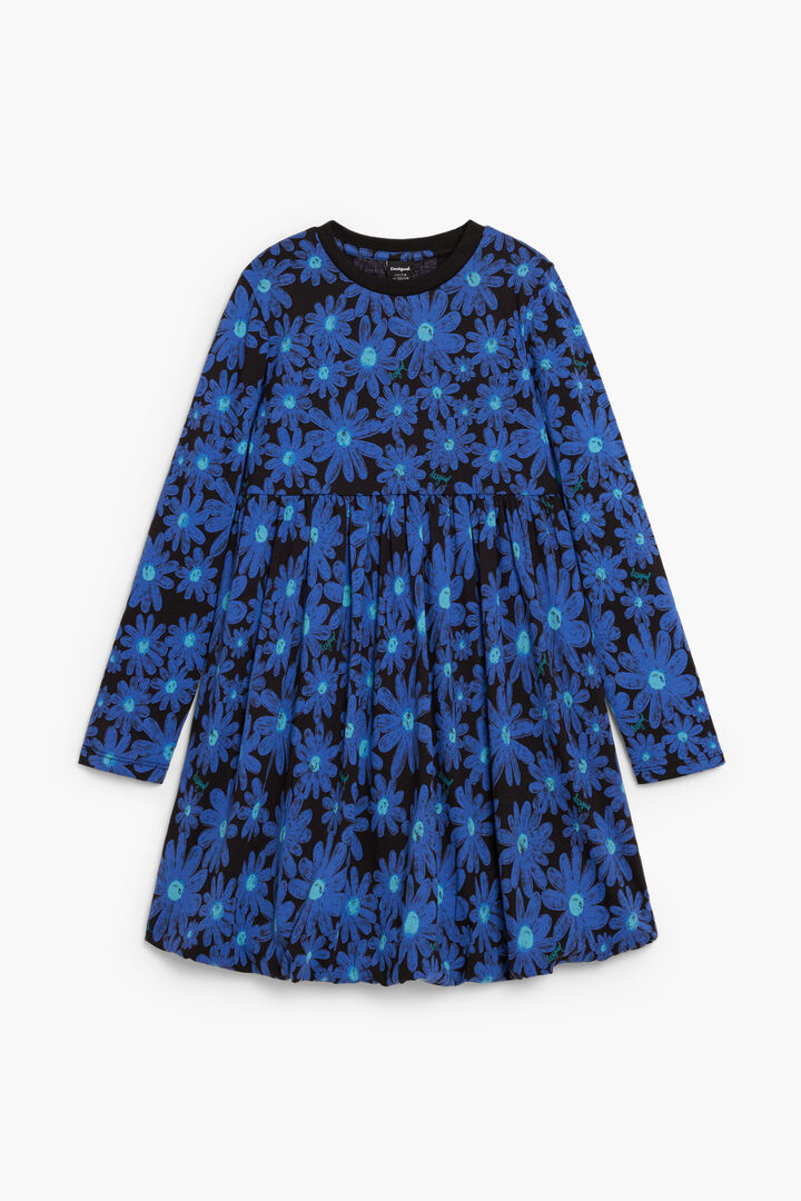 Robe à manches longues avec marguerites