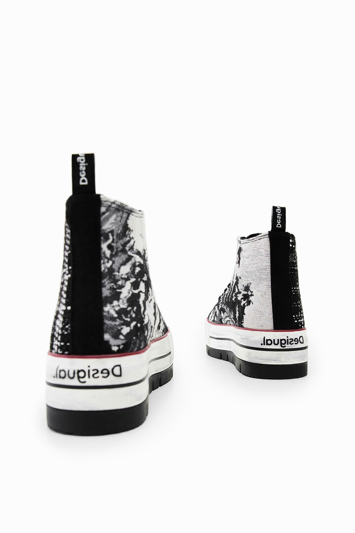 Vysoké tenisky s tartanovou platformou | Desigual