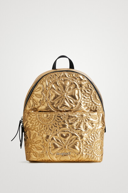 Padded mini backpack floral