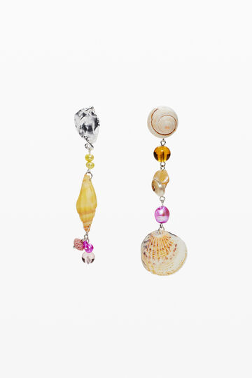 Pendientes asimétricos combinados Zalio | Desigual