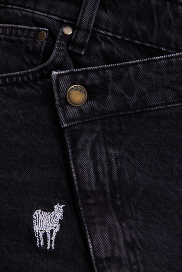 Jeans-Minirock Zebra | Desigual