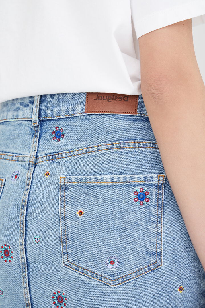 Minifalda vaquera mandalas | Desigual