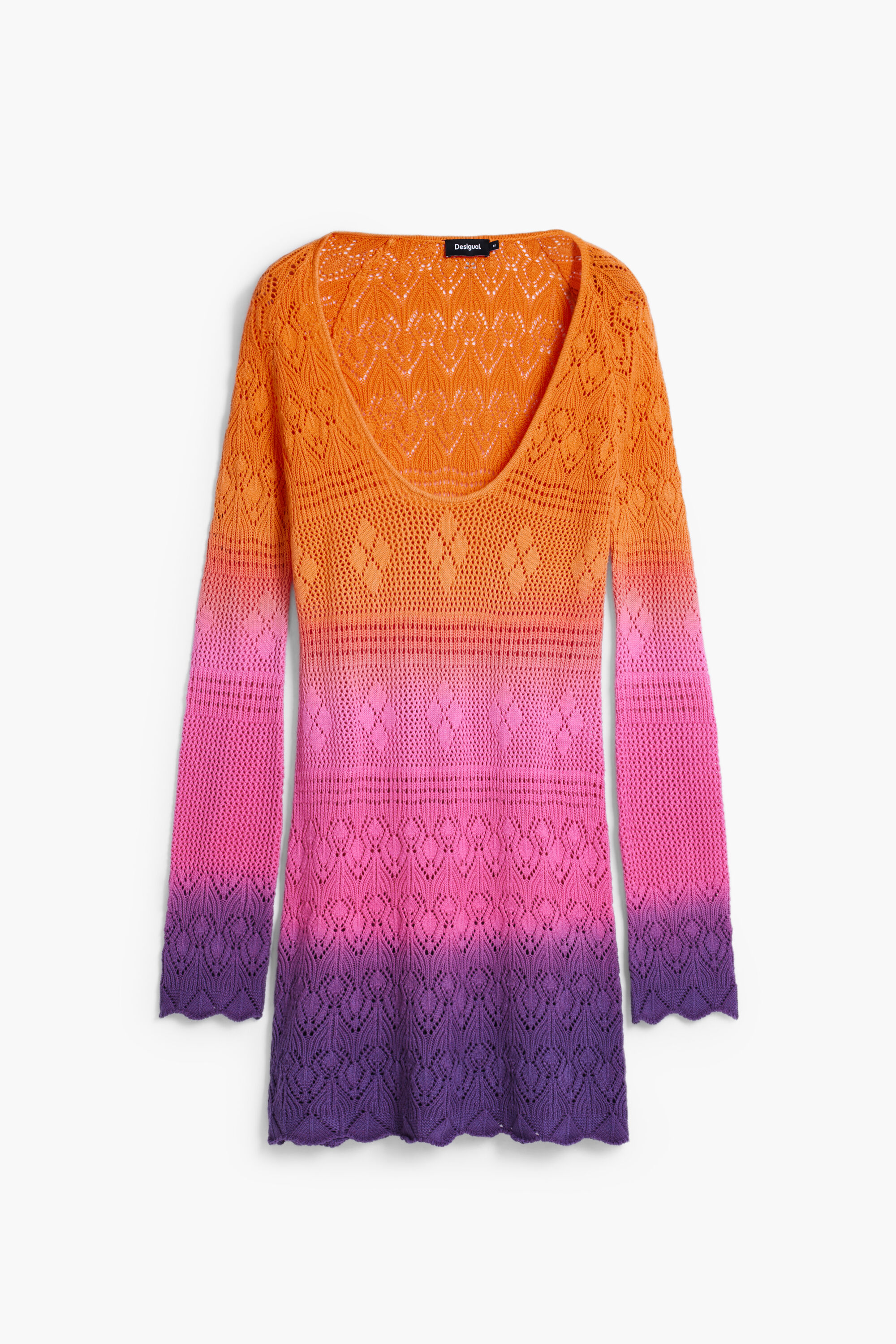 Tie-Dye Crochet Dress Women's I Desigual.com