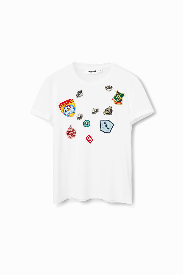 College patches T-shirt | Desigual