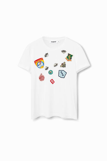 College patches T-shirt | Desigual