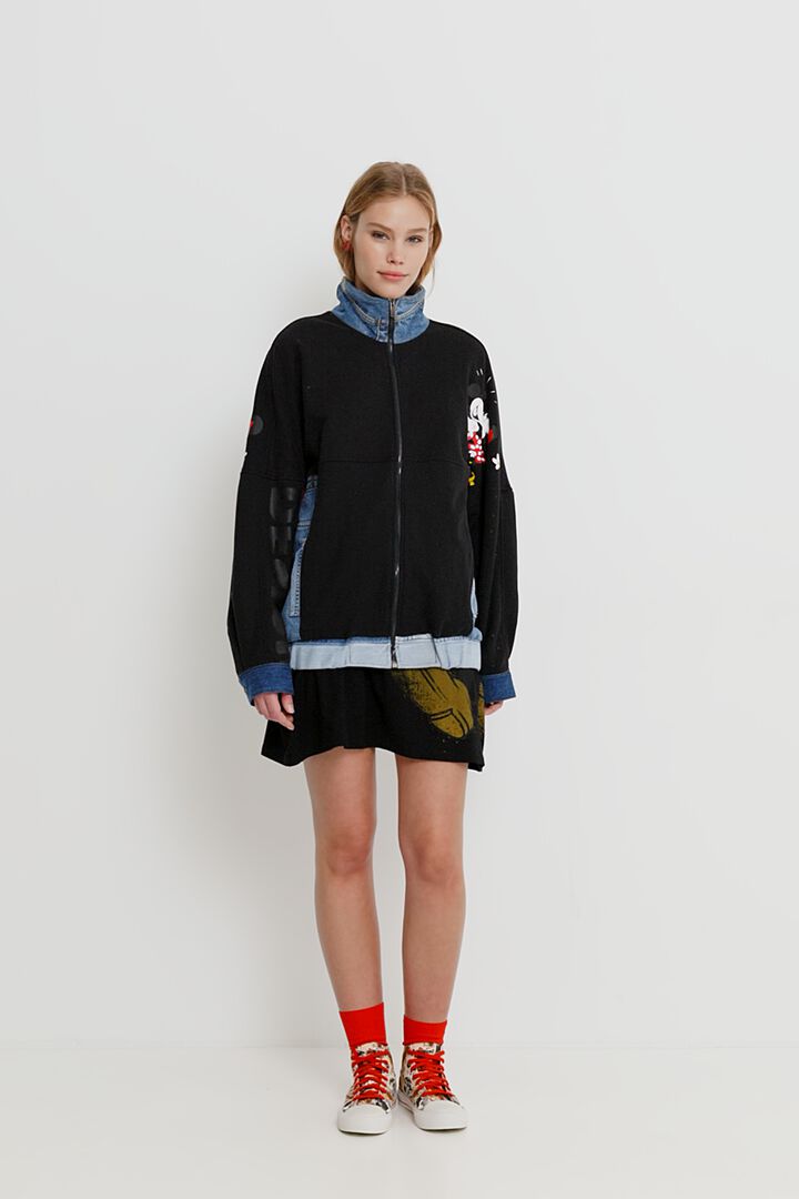 Iconic oversized denim jacket | Desigual