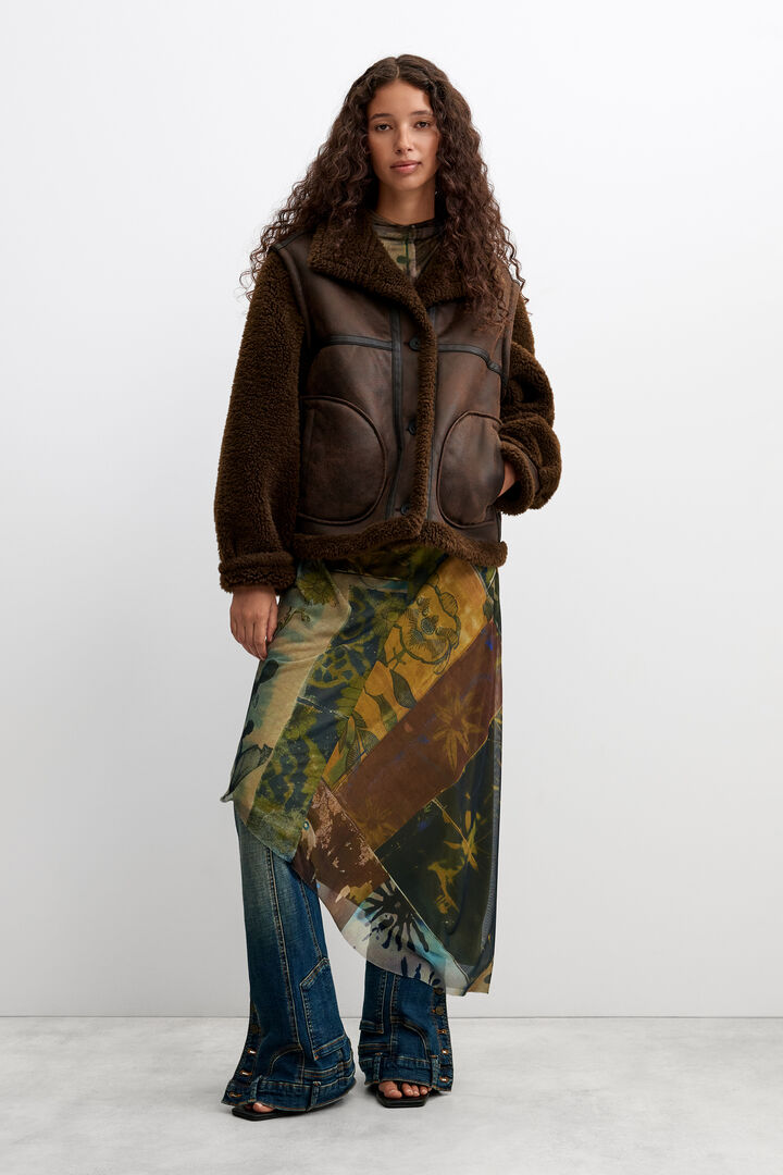 Double-face detachable coat