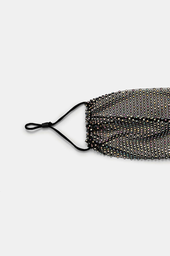 Basic face mask pack + rhinestone mesh + pouch | Desigual