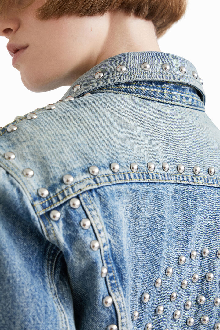 Veste en jean à clous Johnson Hartig | Desigual
