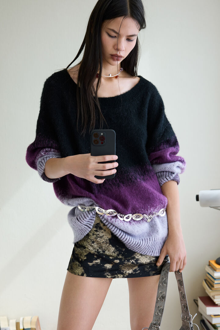 Gradient knit sweater | Desigual