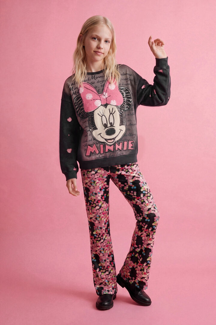 sweatshirt minnie mouse coton disney&trade;