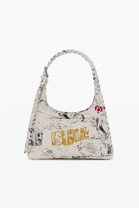 MEDIUM BAG WITH LETTERING