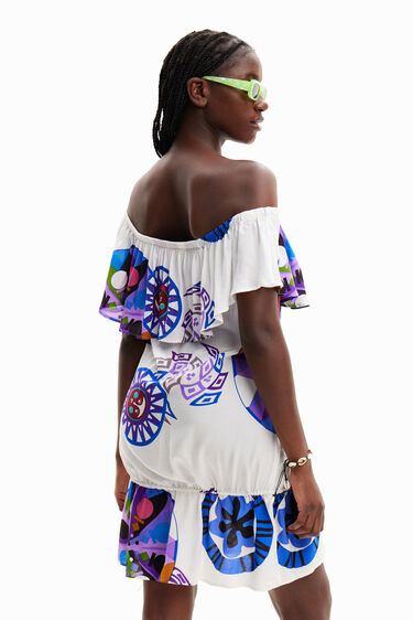 M. Christian Lacroix short ruffle dress | Desigual