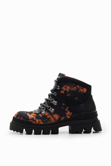 Printed trekking boots | Desigual