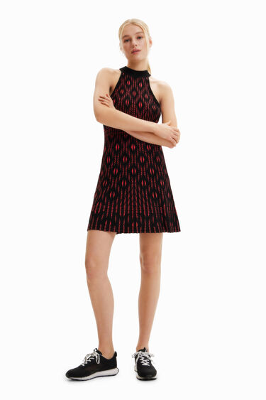 Geometrikus mintájú ruha | Desigual