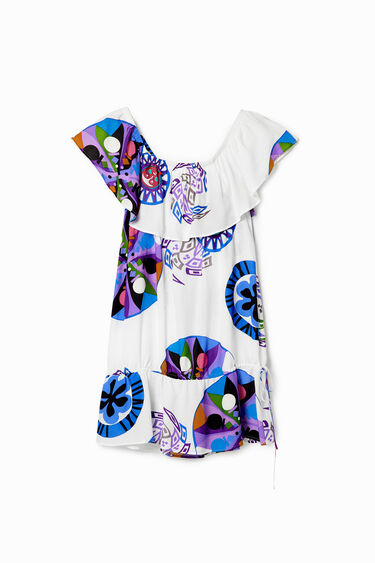 M. Christian Lacroix short ruffle dress | Desigual