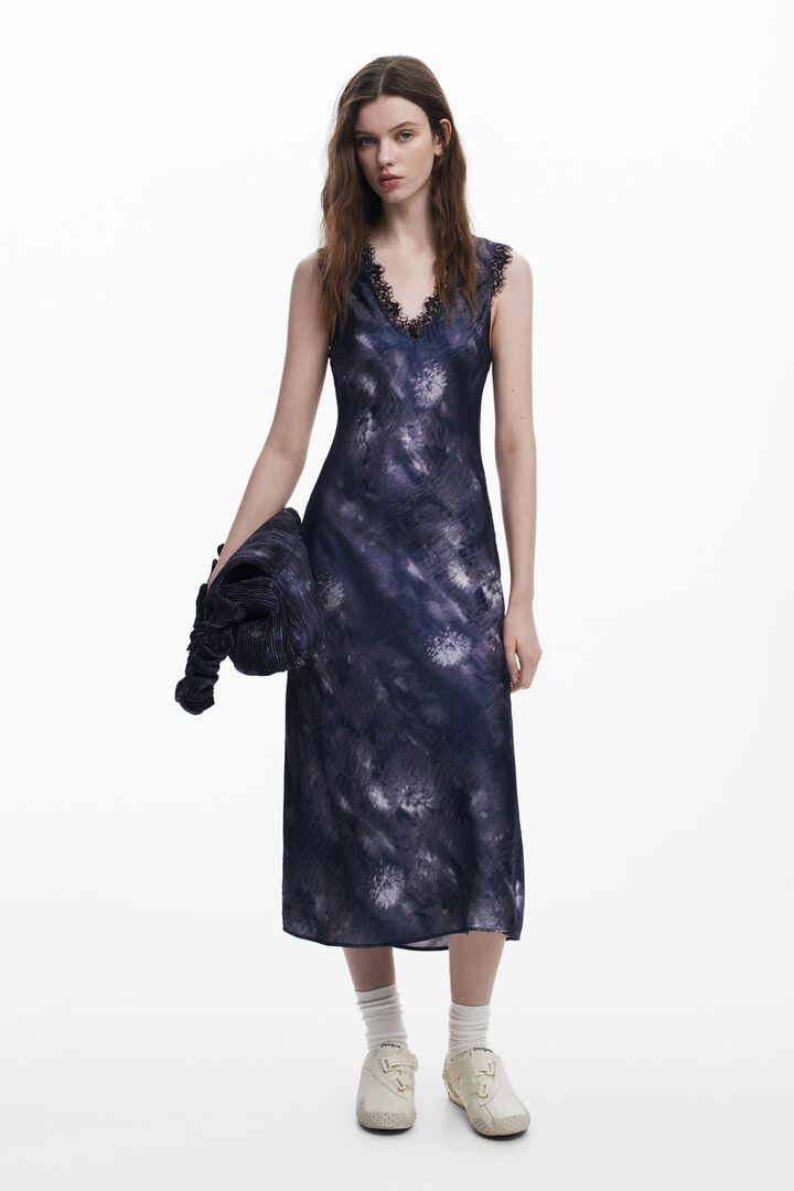 Collina Strada satin floral dress