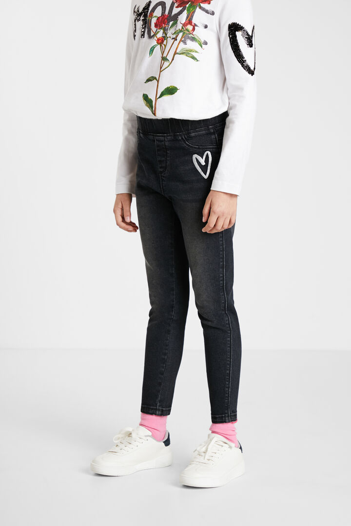 Jeans-Leggings im Slim Fit | Desigual