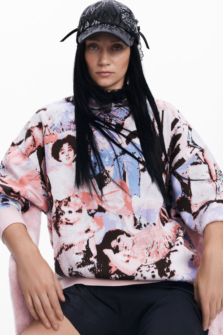 María Escoté Victorian sweatshirt | Desigual
