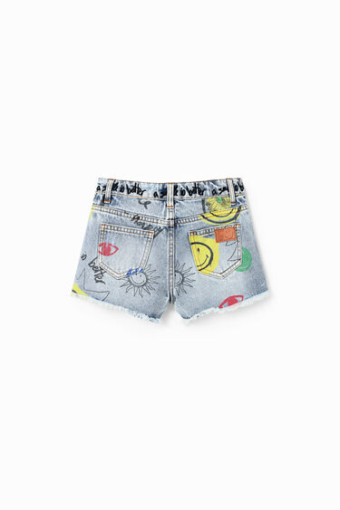 Smiley® denim shorts | Desigual