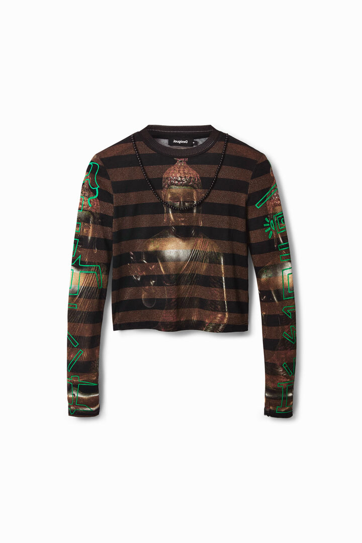 Buddha striped T-shirt | Desigual