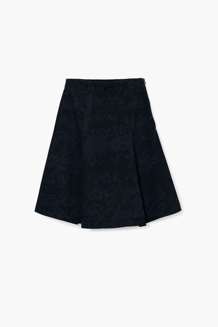 Phrase print skirt designed by M. Christian Lacroix | Desigual