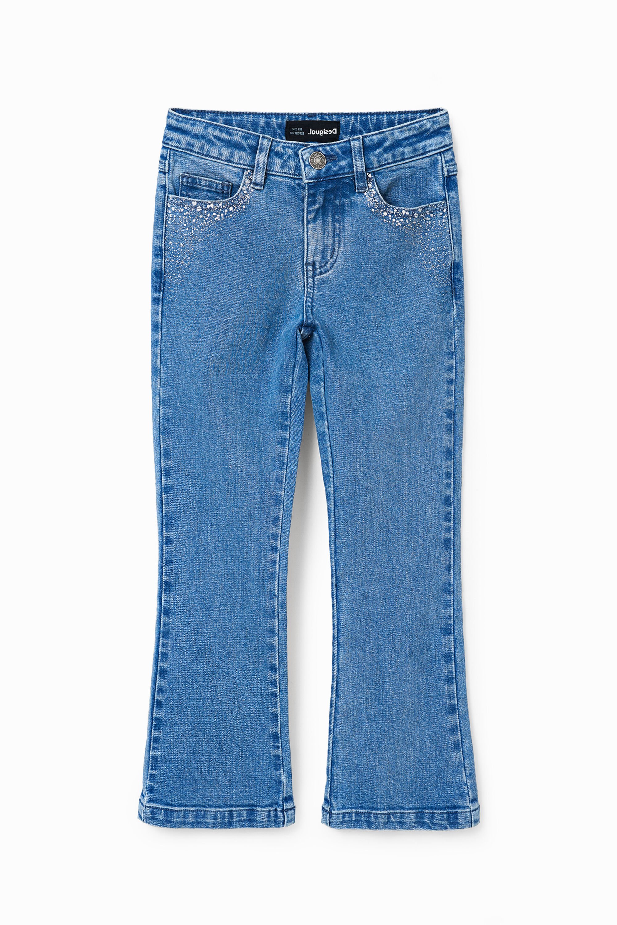 Flare Jeans Glitzer