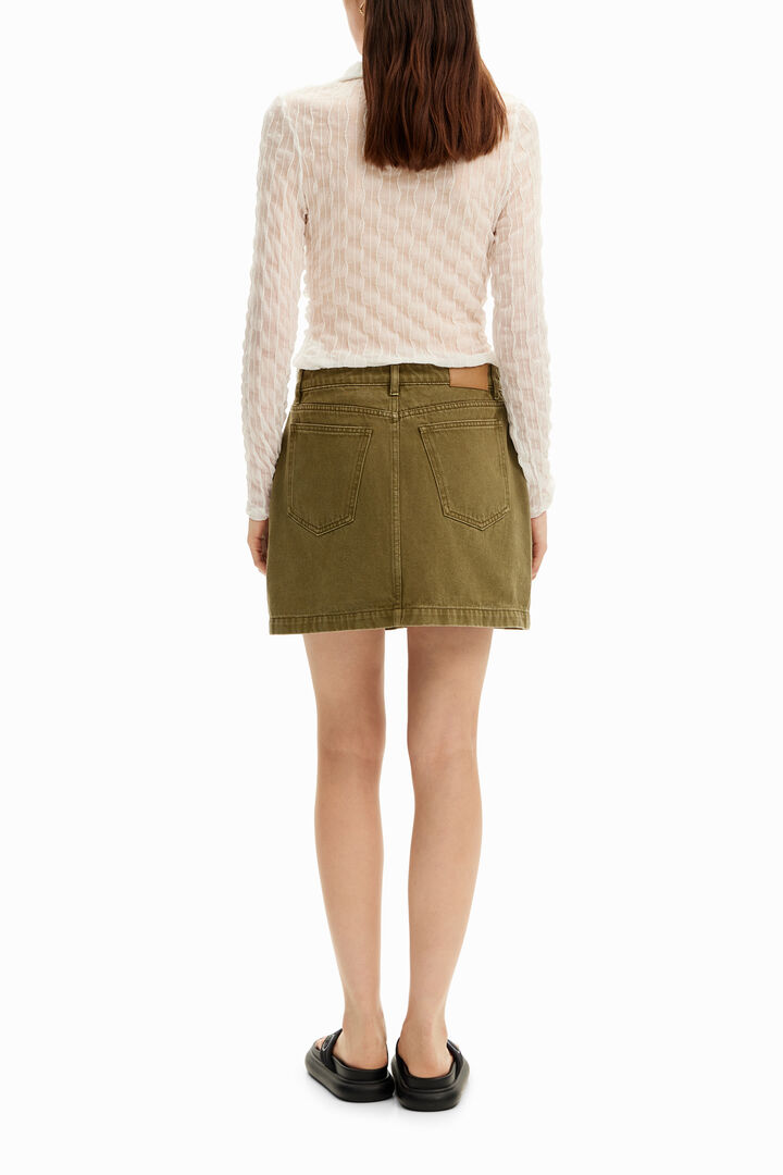 Denim pockets mini skirt | Desigual