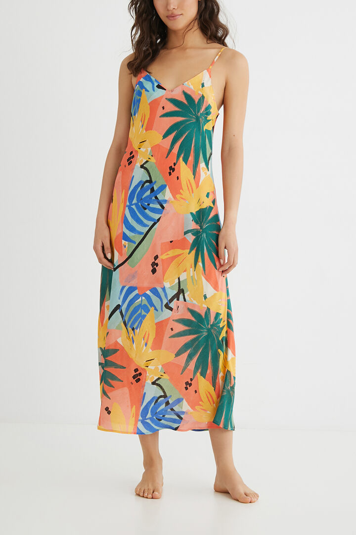 Short nightgown straps print | Desigual