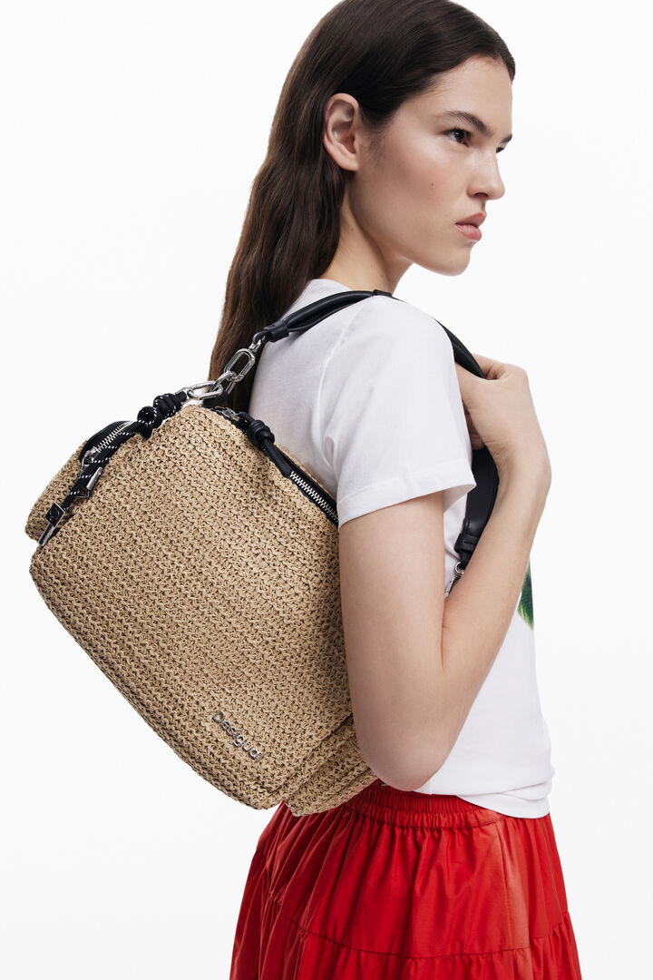 小さなラフィアバッグ | Desigual