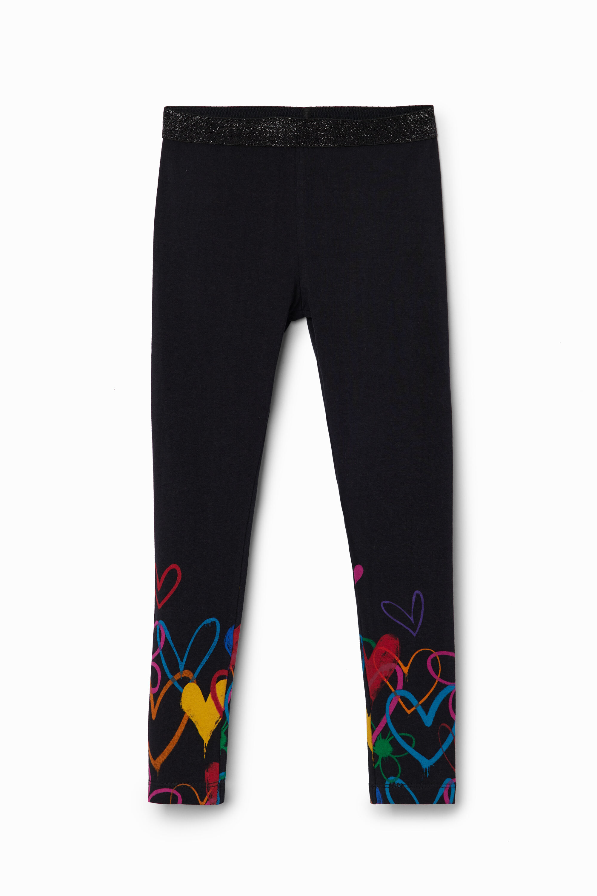 Girls Long heart leggings I Desigual