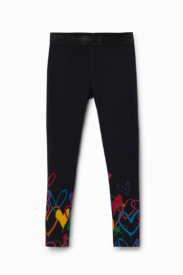 Leggings Desigual Pour Fille - Taille élastique, Couleurs Fun, Confort Durable - Collection AW25