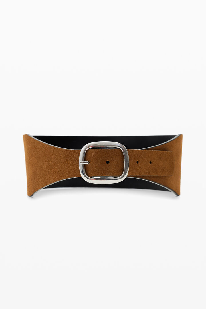 Split-leather belt