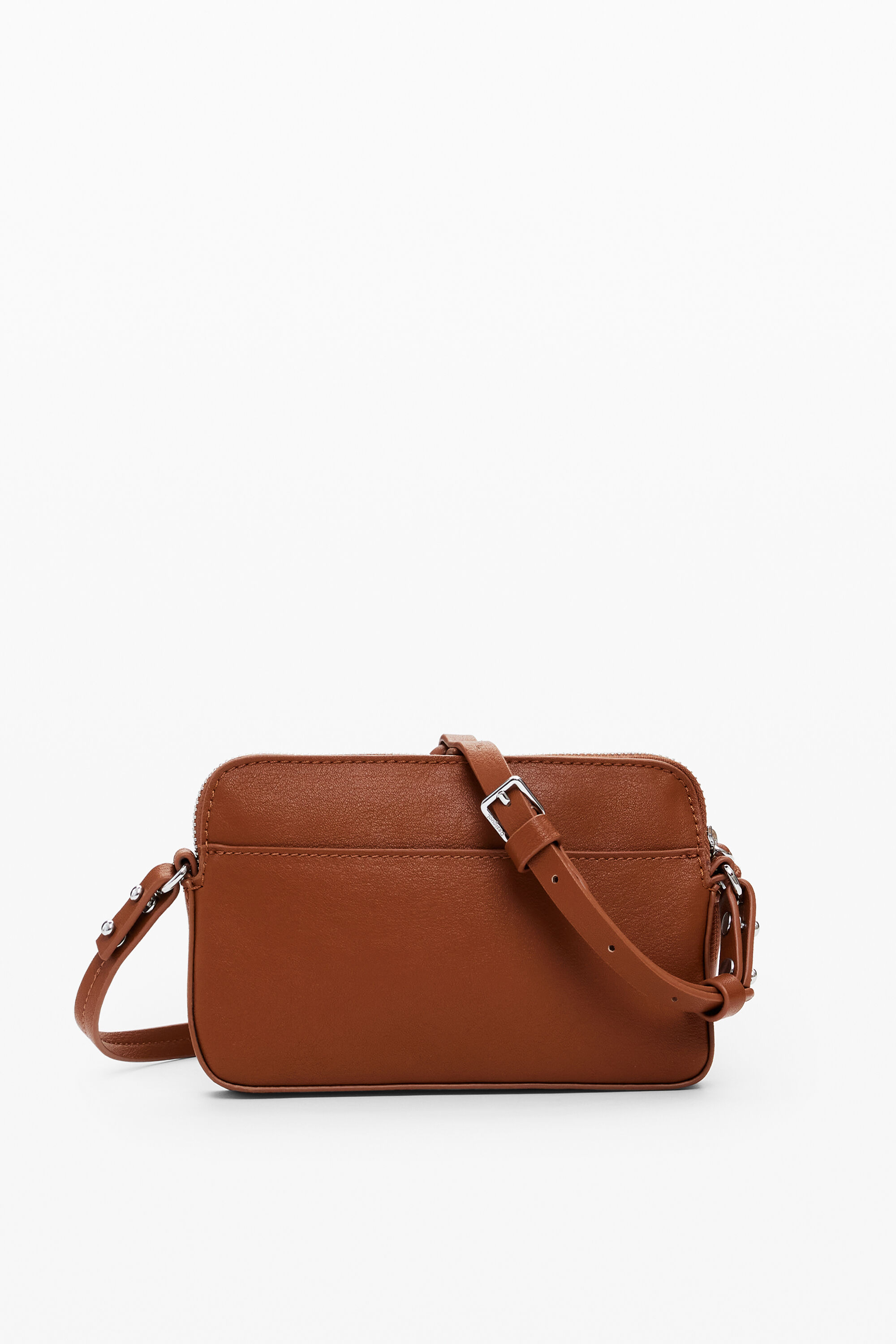 Desigual S Logo Wallet In Brown