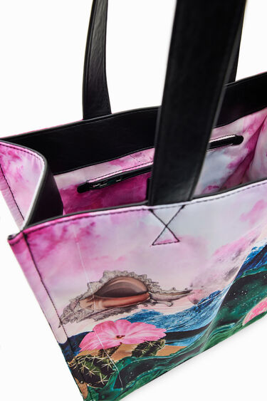 Bolso shopper grande fantasía | Desigual