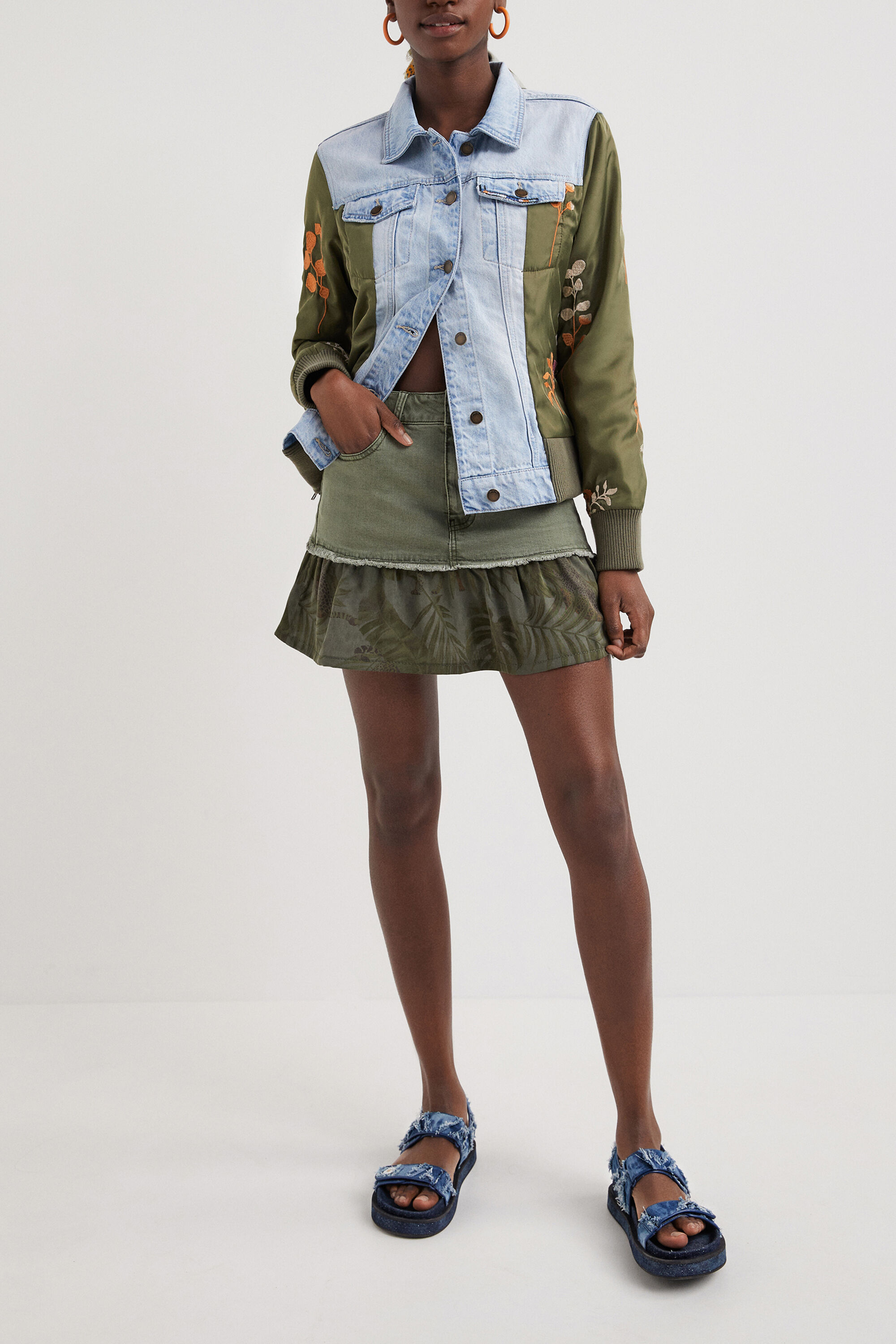 Jupe en jean desigual on sale