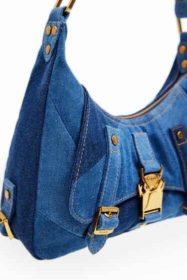 Bolso denim patch María Escoté | Desigual