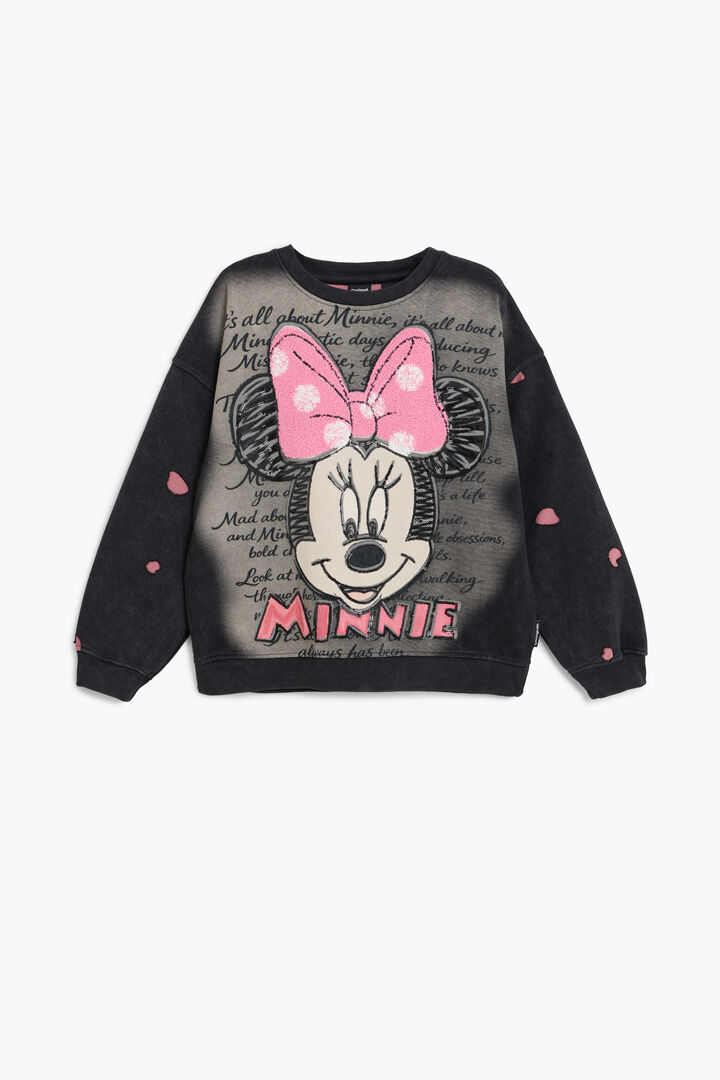 sweatshirt minnie mouse coton disney&trade;