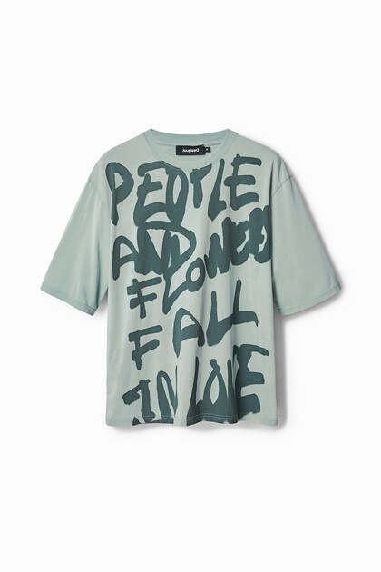Oversize-Shirt Message