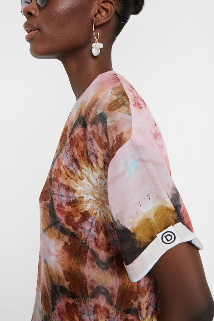 Faded effect LOVE blouse | Desigual