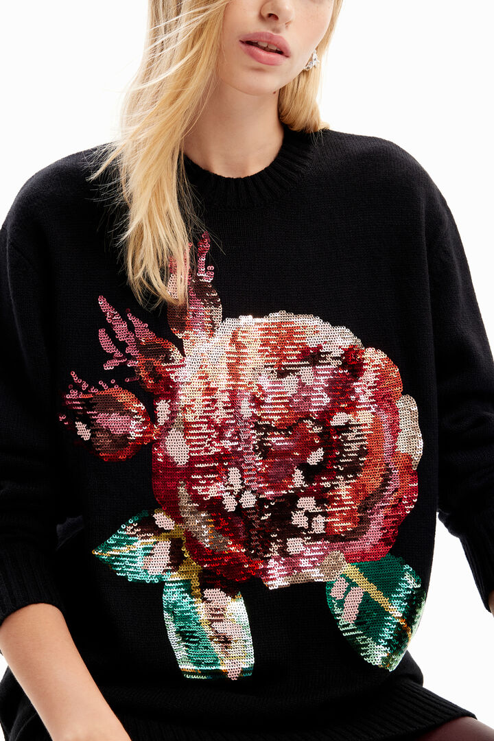 M. Christian Lacroix oversize sequin pullover | Desigual