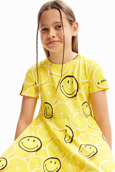 Vestido Smiley® limones | Desigual