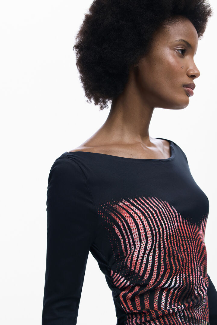 Pixelated midi dress | Desigual