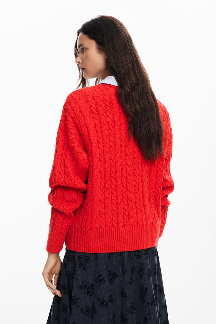 Textured knit sweater | Desigual