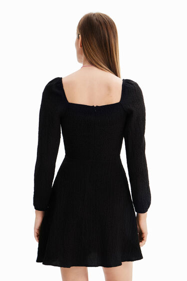 Vestit curt slim evasé | Desigual