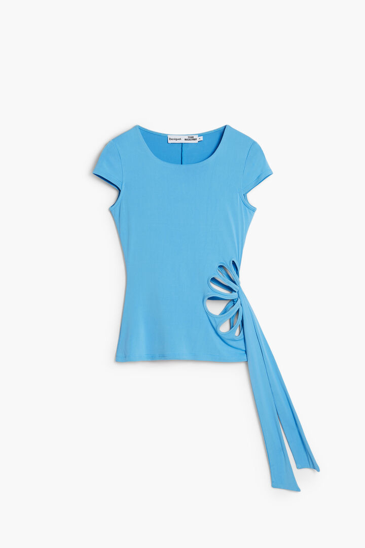 Tyler McGillivary T-Shirt mit ausgestanztem Blumenmuster | Desigual