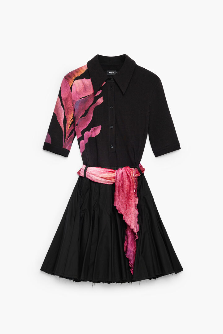Robe courte imprim&eacute;e