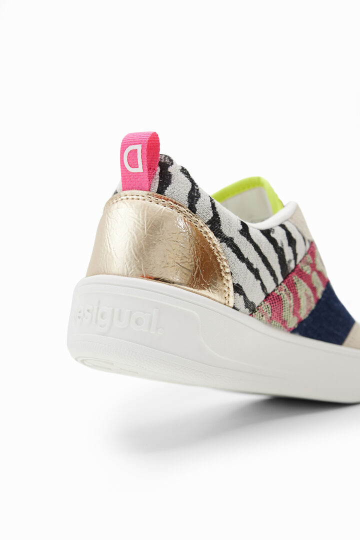 Patchwork platform sneakers | Desigual