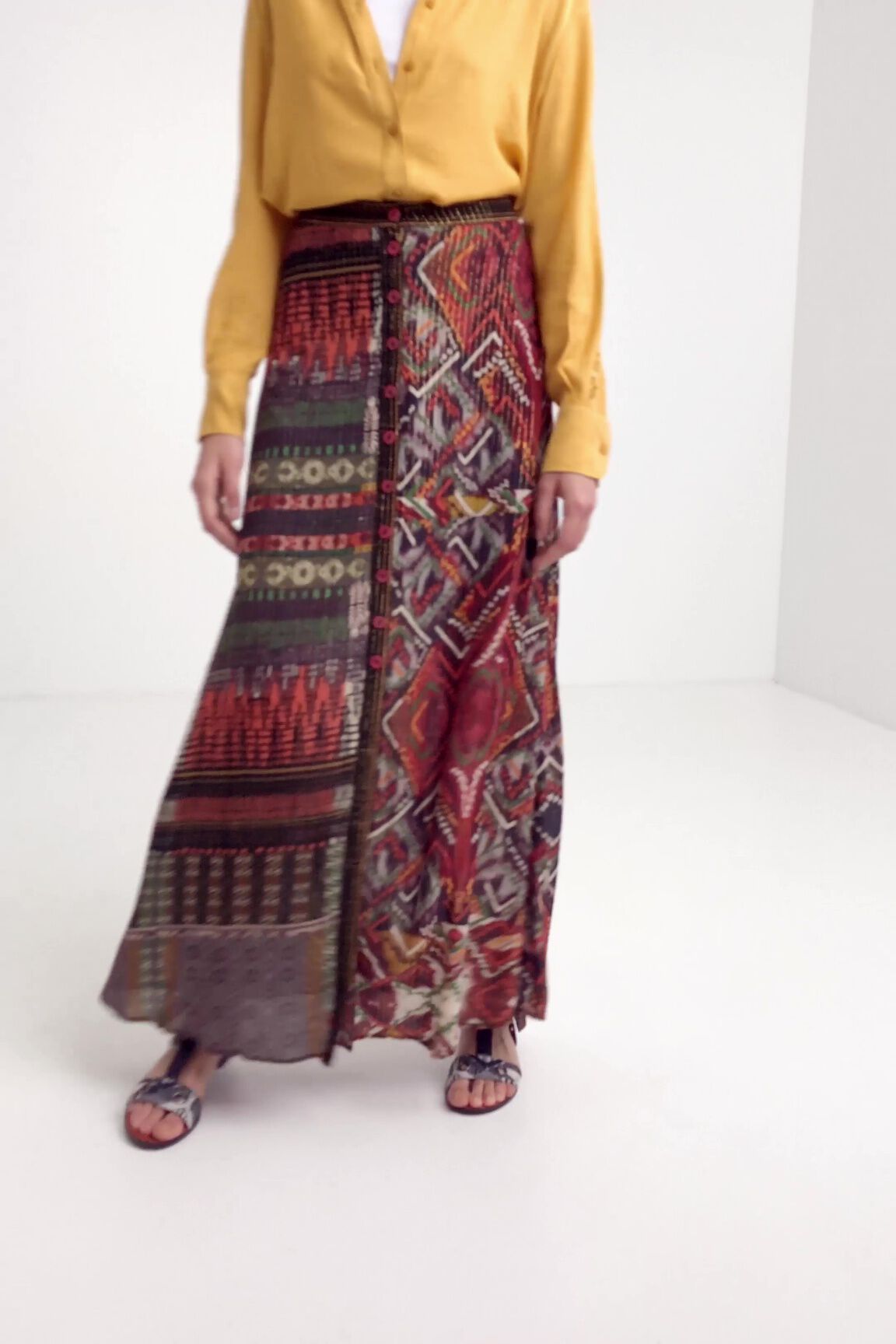 Gonna lunga clearance desigual